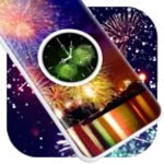 Logo of Firework Clock Live Wallpaper android Application 